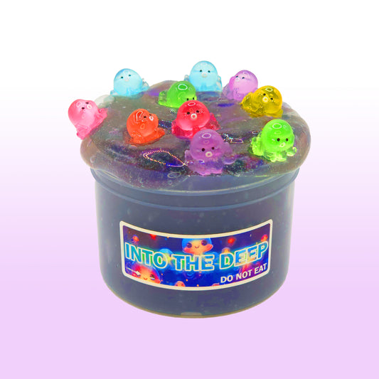 Into the Deep Glow in the Dark Slime Poppy Mello Slimes
