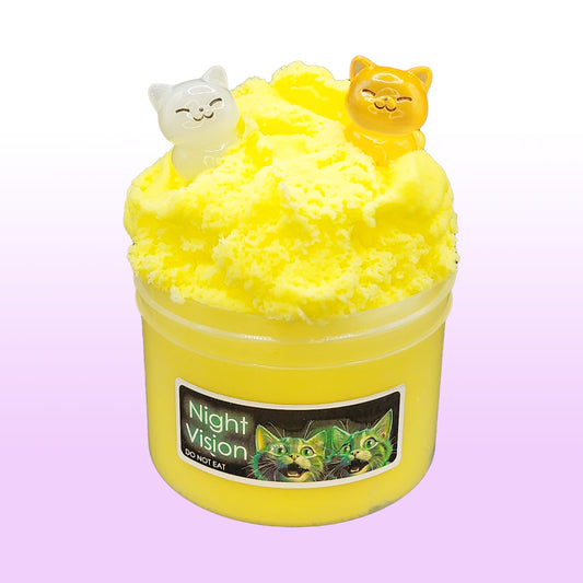 Night Vision Glow in the Dark Slime Poppy Mello Slimes