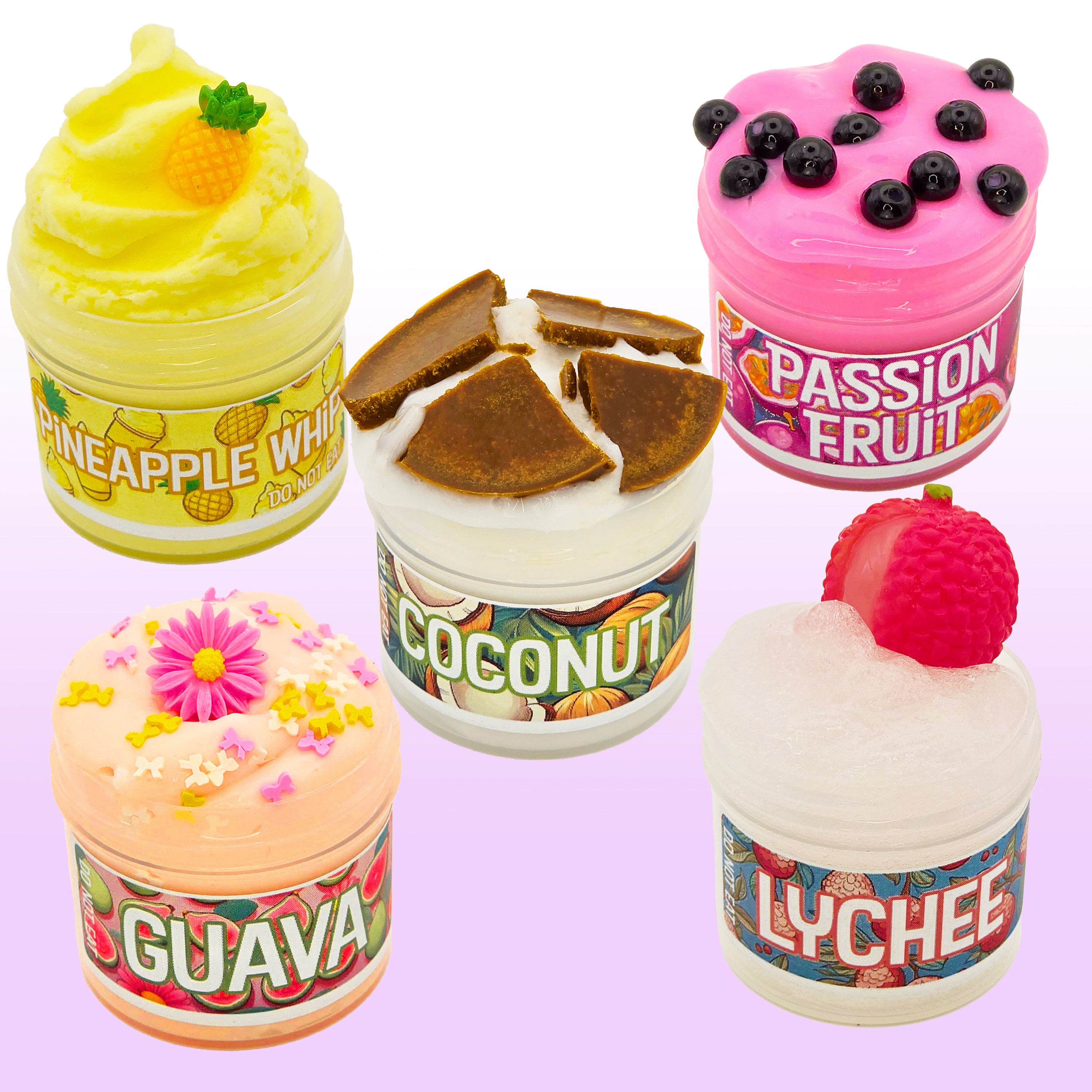 Tropical Fruit Slime Bundle – Poppy Mello