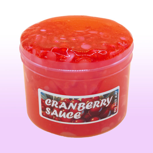 Cranberry sauce slime by poppy mello slimes