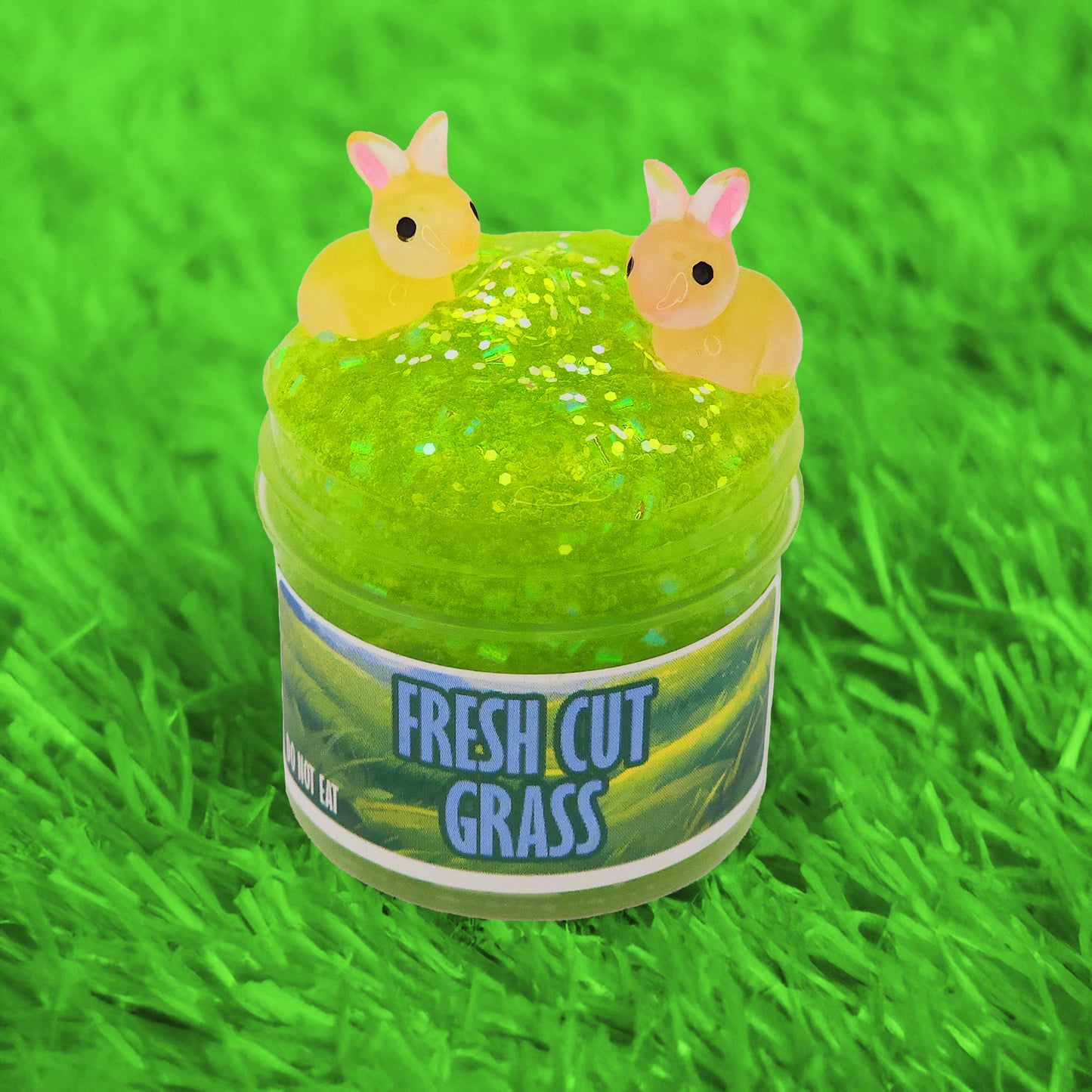 Fresh Cut Grass Slime Poppy Mello Slimes