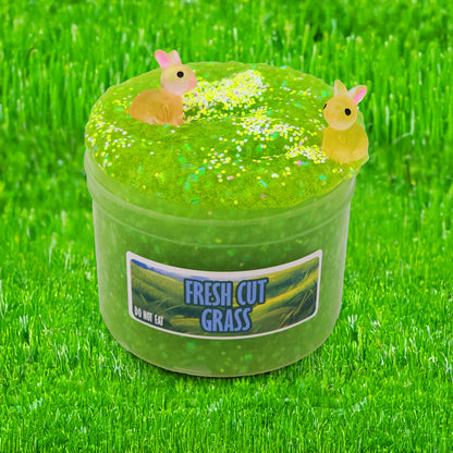 Fresh Cut Grass Slime Poppy Mello Slimes