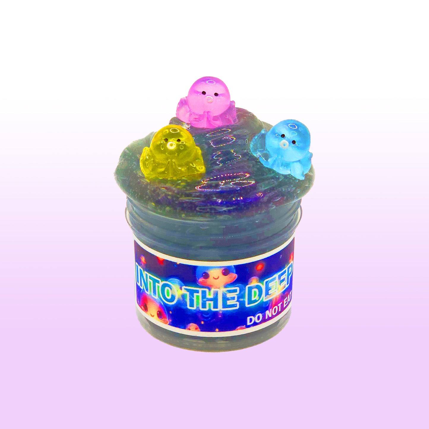 Into the Deep Glow in the Dark Slime Poppy Mello Slimes