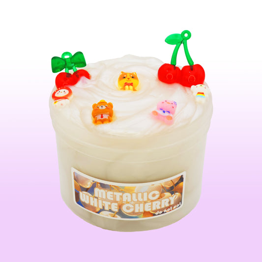 Metallic White Cherry Slime