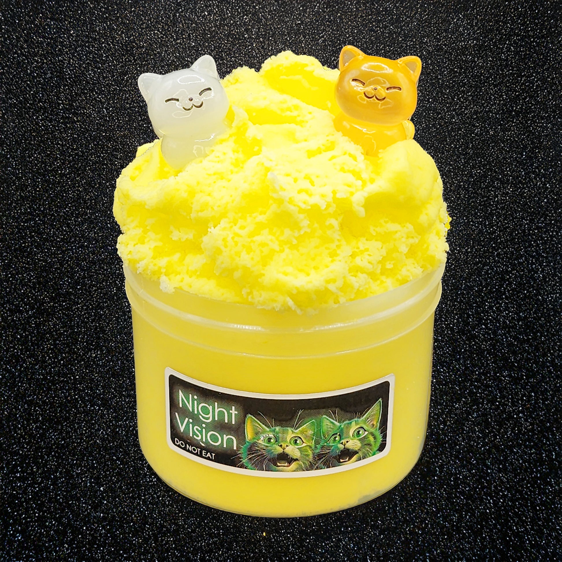 Night Vision Glow in the Dark Slime Poppy Mello Slimes