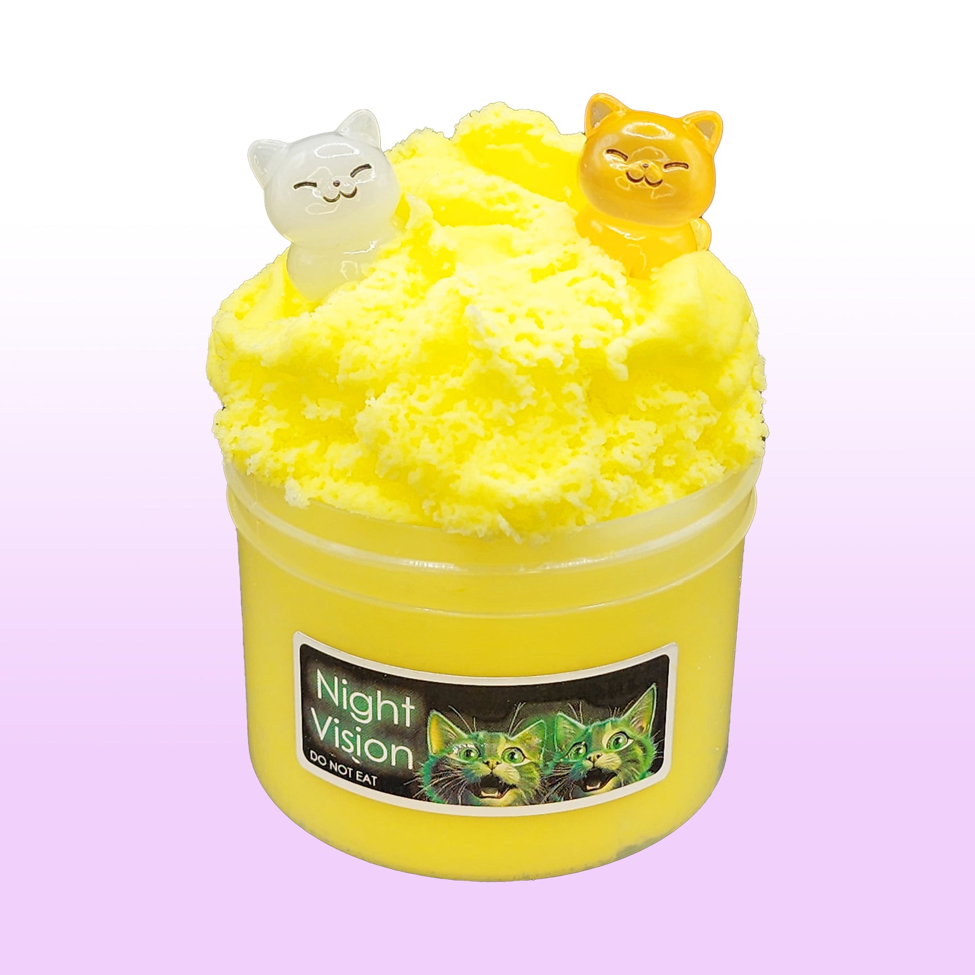 Night Vision Glow in the Dark Slime Poppy Mello Slimes