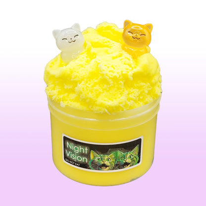 Night Vision Glow in the Dark Slime Poppy Mello Slimes