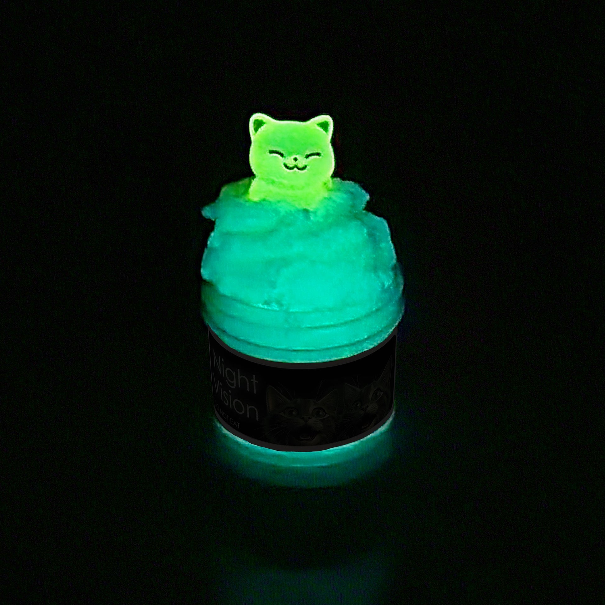 Night Vision Glow in the Dark Slime Poppy Mello Slimes