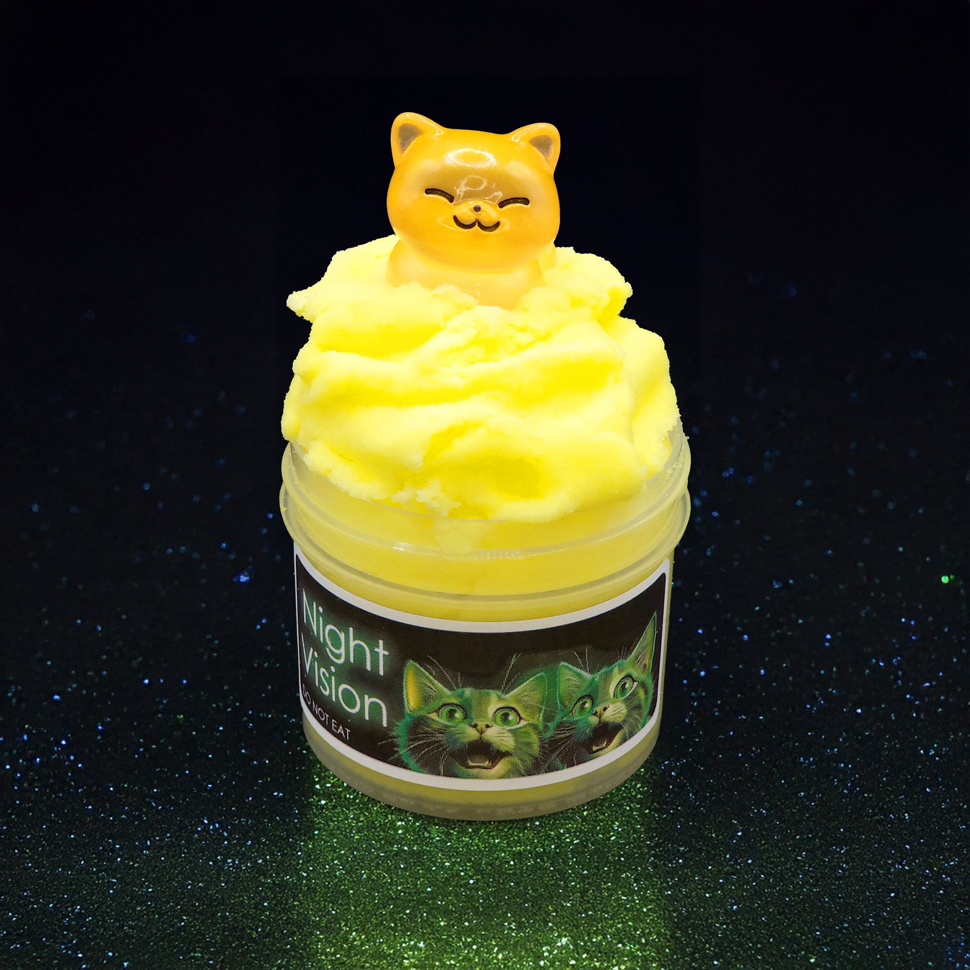 Night Vision Glow in the Dark Slime Poppy Mello Slimes