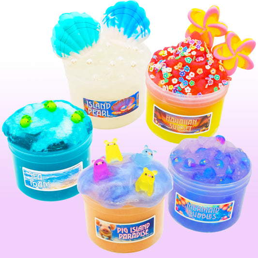Ocean Vibes Slime Collection Bundle