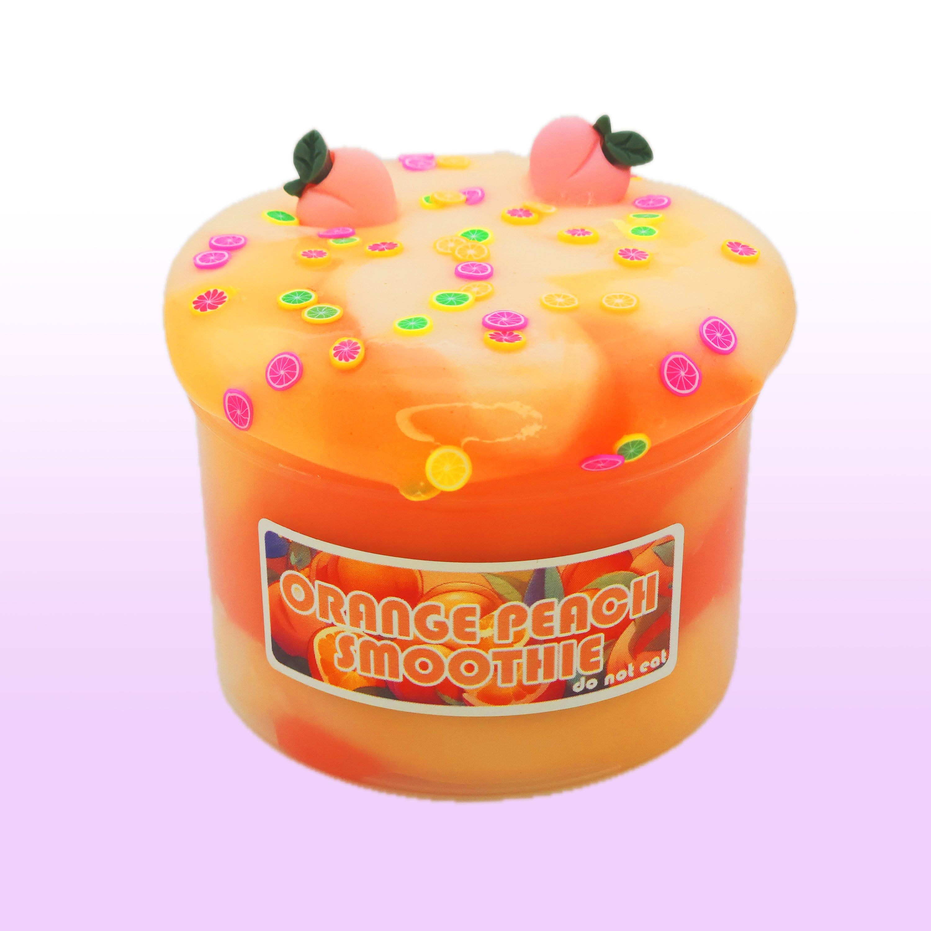 Orange Peach Smoothie Slime – Poppy Mello