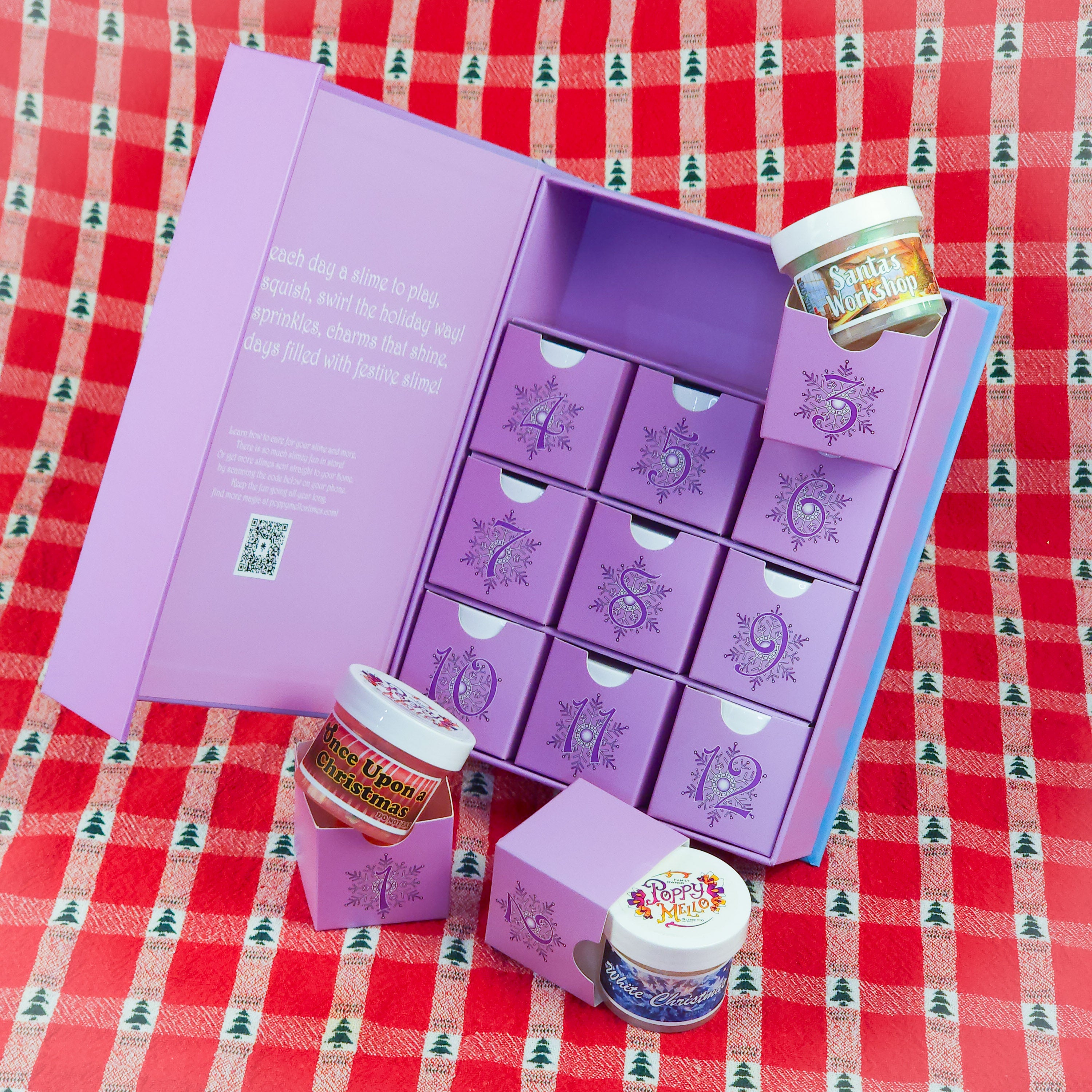 12 Days of Slime Calendar