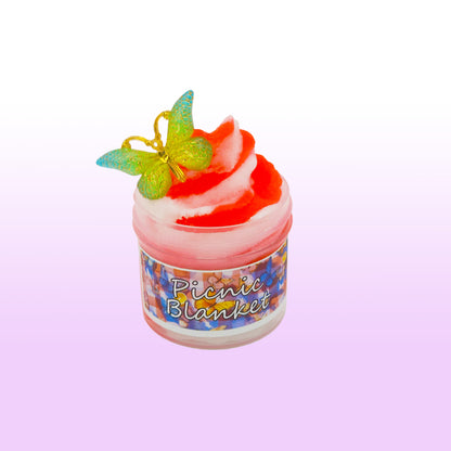 Picnic Blanket Slime small Poppy Mello Slime
