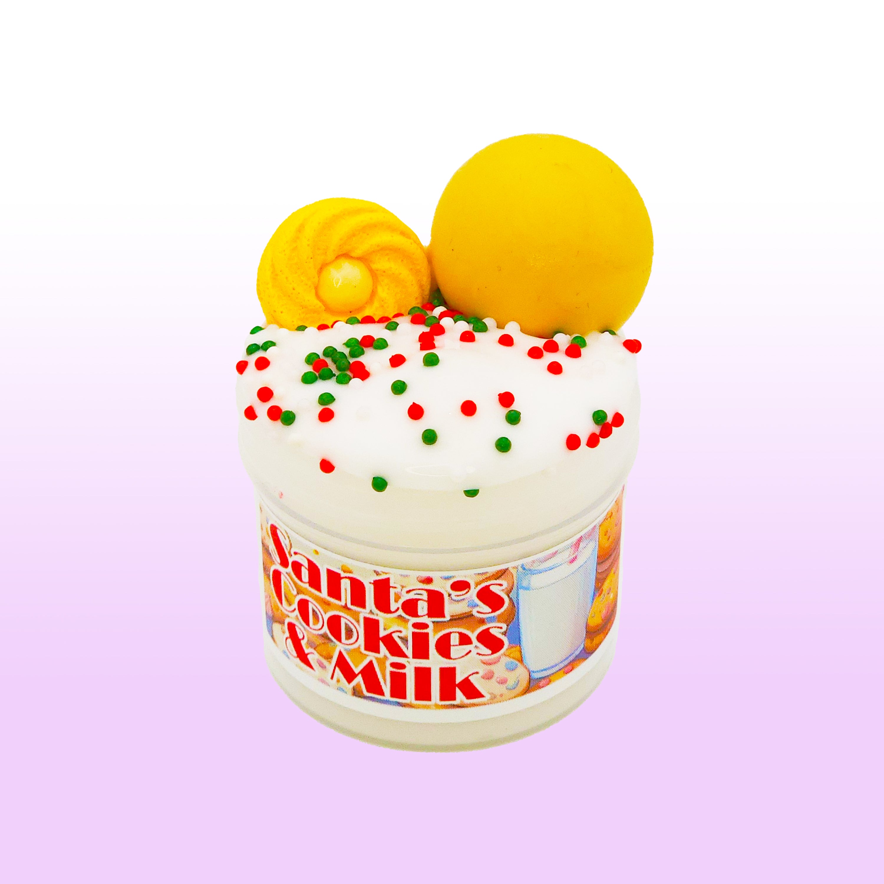 Santa's Cookies and Milk Slime
