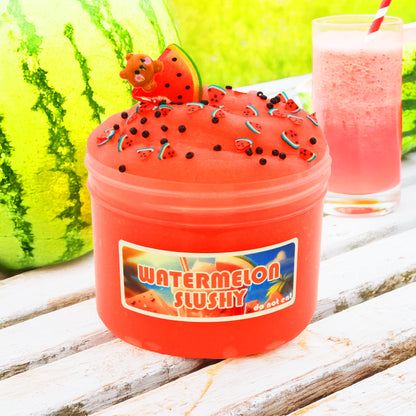Watermelon Slushy Slime Poppy Mello Slimes