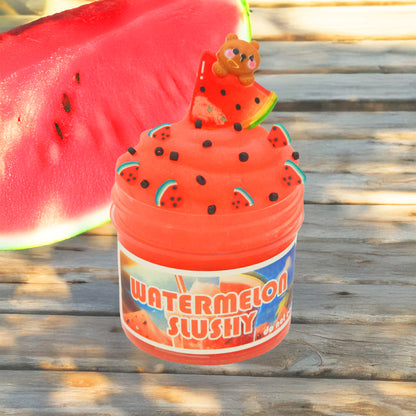 Watermelon Slushy Slime Poppy Mello Slimes