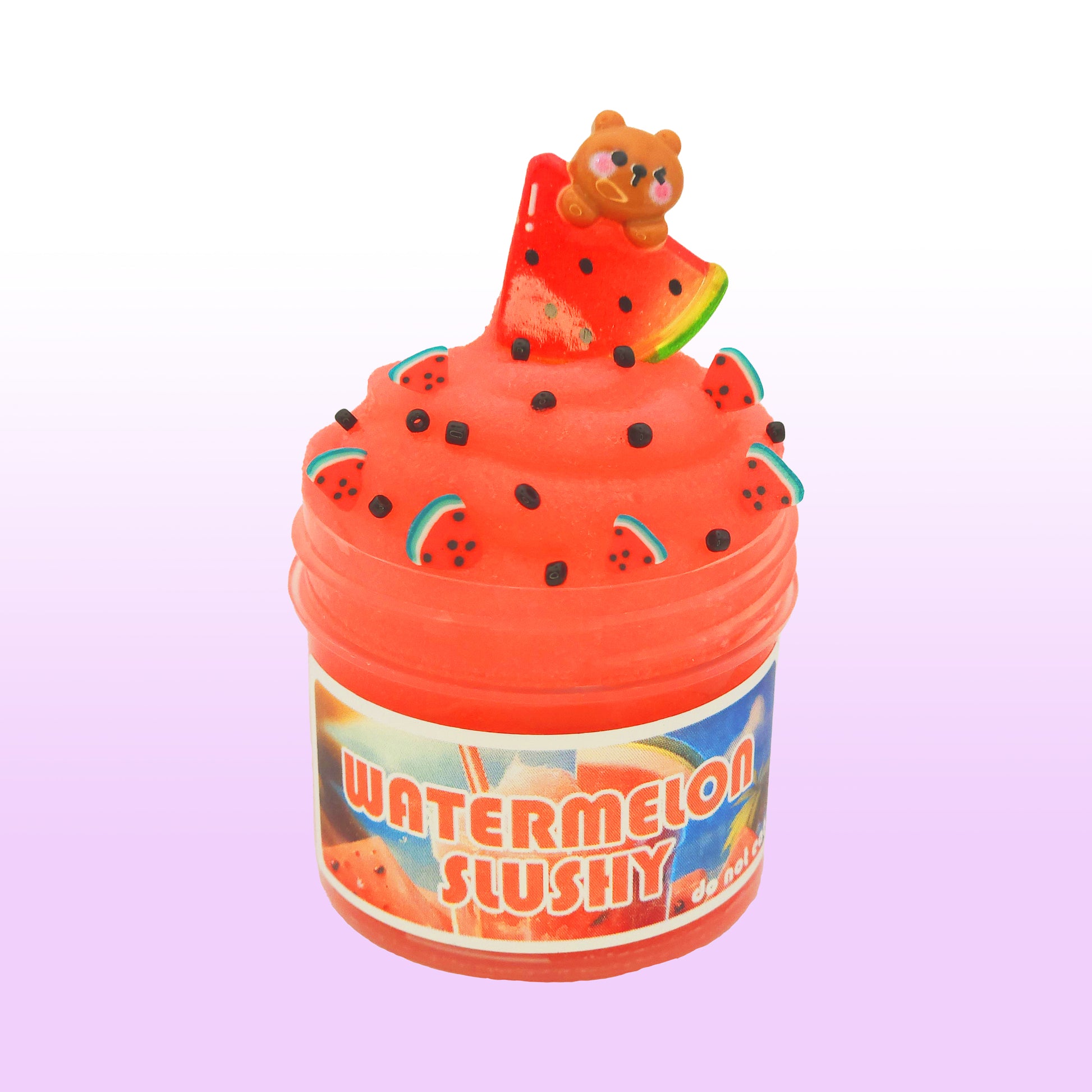 Watermelon Slushy Slime Poppy Mello Slimes
