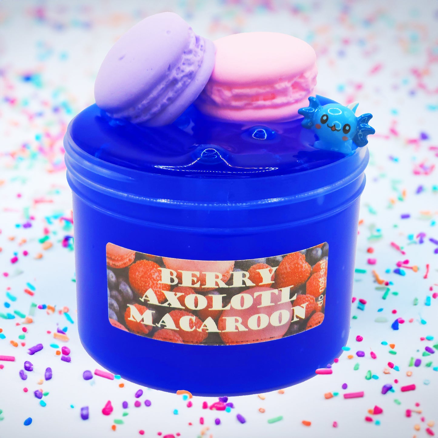 Berry Axolotl Macaroon Slime Poppy Mello Slimes