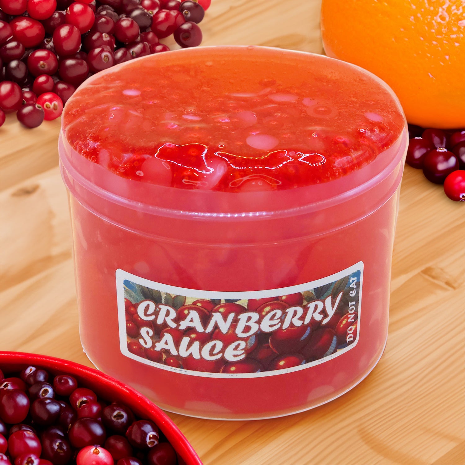 Cranberry Sauce Slime Poppy Mello Slimes