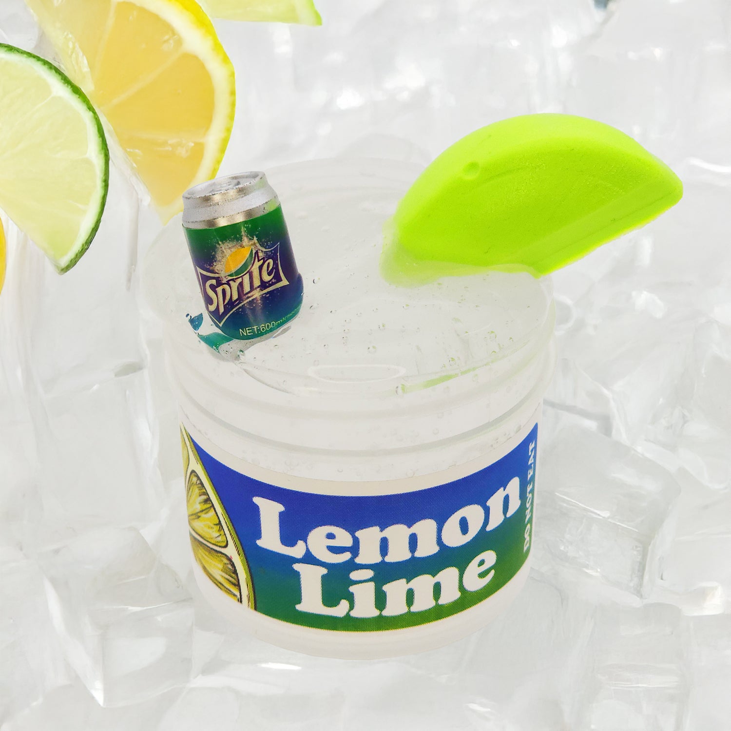 Lemon lime slime Poppy Mello Slimes