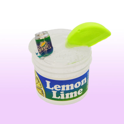 Lemon lime slime Poppy Mello Slimes