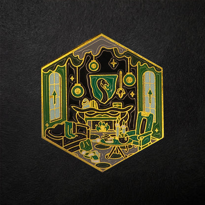 Slytherin Pin Poppy Mello Slimes