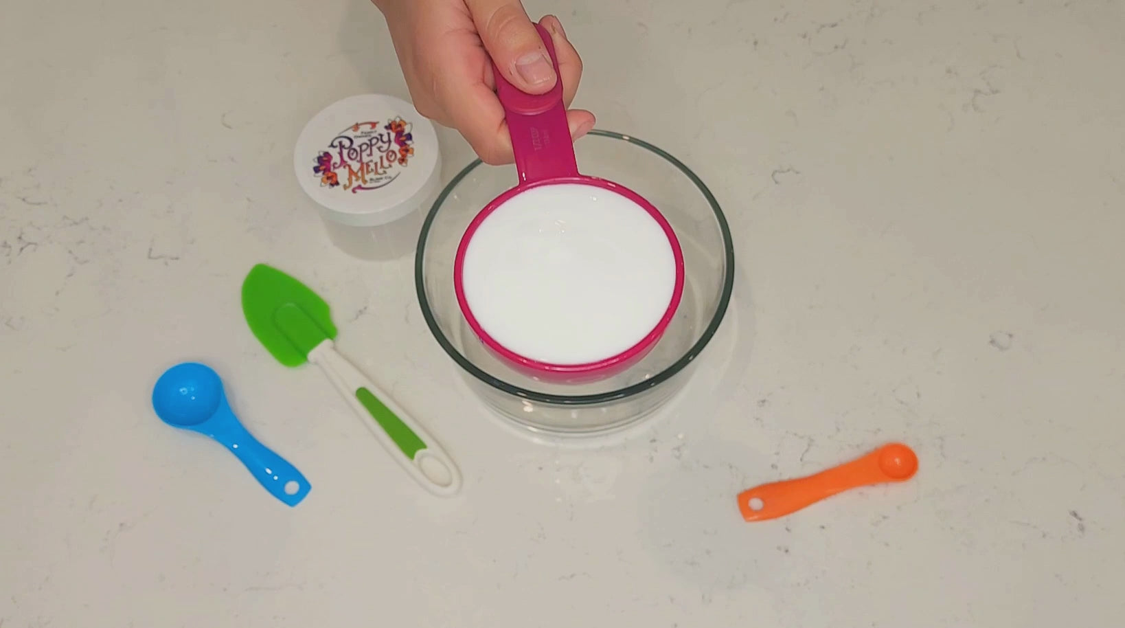 Load video: Adding glue step 2