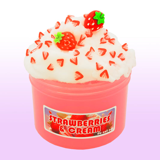 Strawberries and Cream Slime